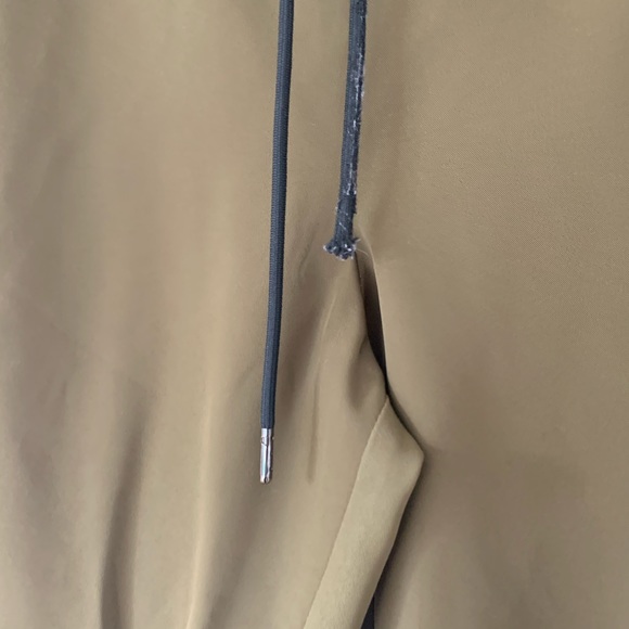 Green cropped high waisted trousers - Picture 2 of 5